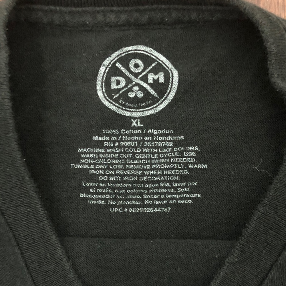 Men's Black Space Wolf Short Sleeve Tee - Picture 2 of 5